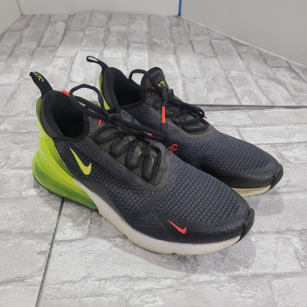 2018 Nike Air Max 270 Retro Future AV5141-001 Black/Volt Size 10, Women Sz 11.5